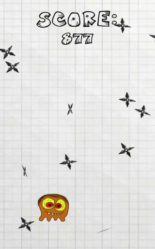 Bubble gum: Ninja star avoider截图2