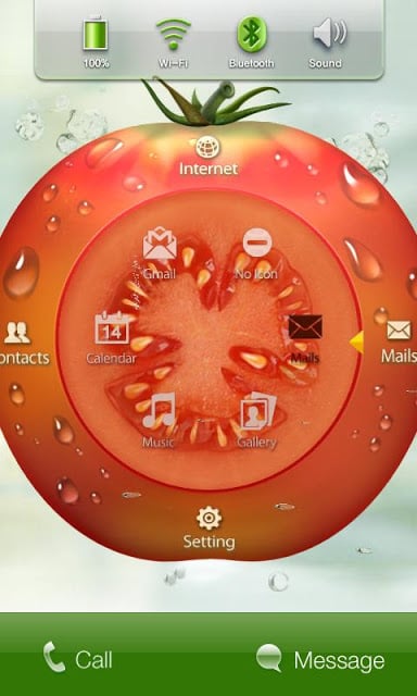 Tomato watch_Free MXHome Theme截图2