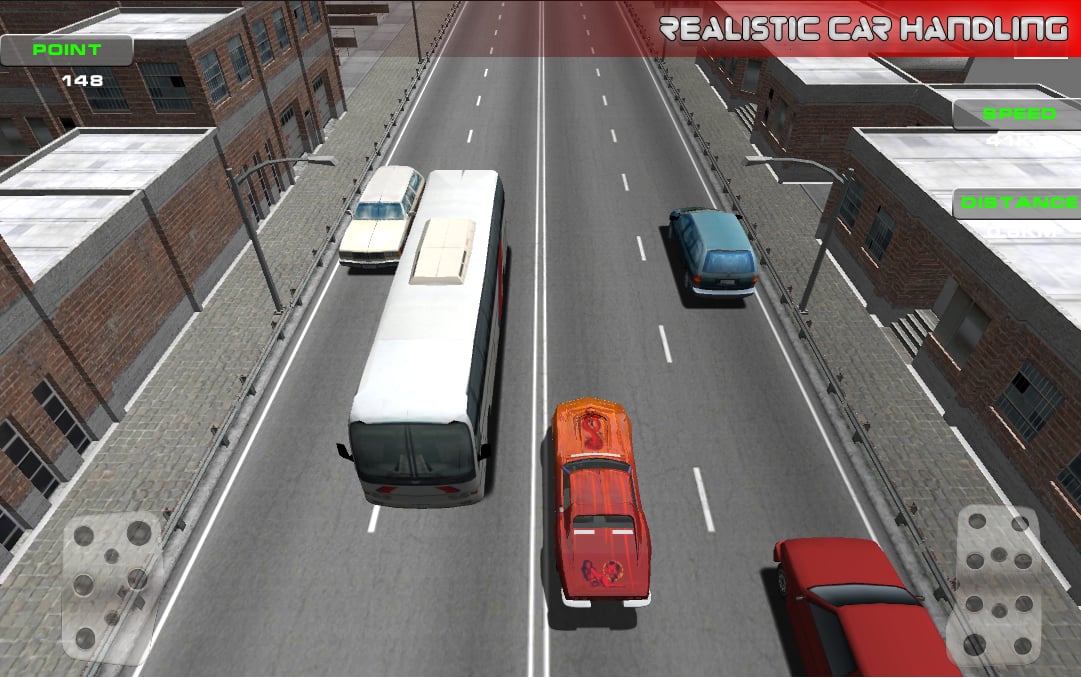 Traffic Town Runner Racing 4x4截图3