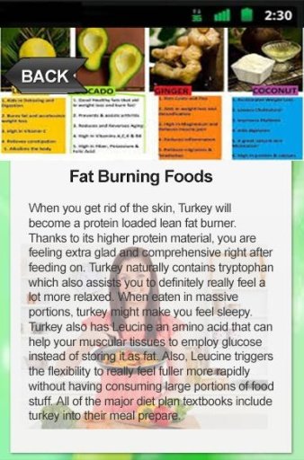 Fat Burning Foods App截图11