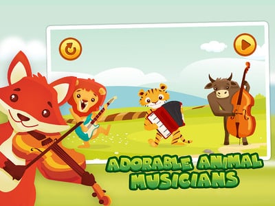 Animal Orchestra for kids free截图2