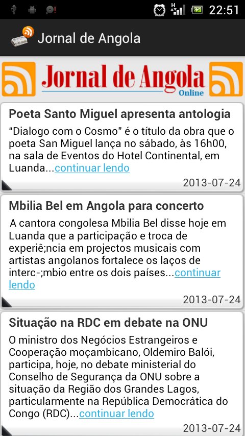 Jornal de Angola RSS截图2