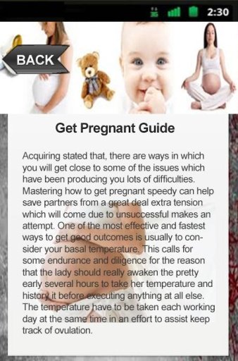 Get Pregnant Guide截图5