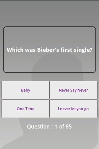 Quiz app - Justing Bieber Ed.截图4