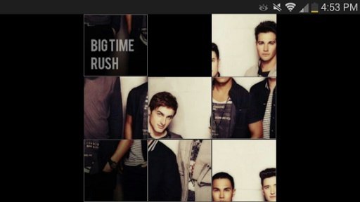 Big Time Rush Slider Puzzle截图1