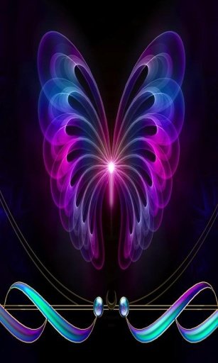 hot abstract butterfly Live Wallpaper截图1