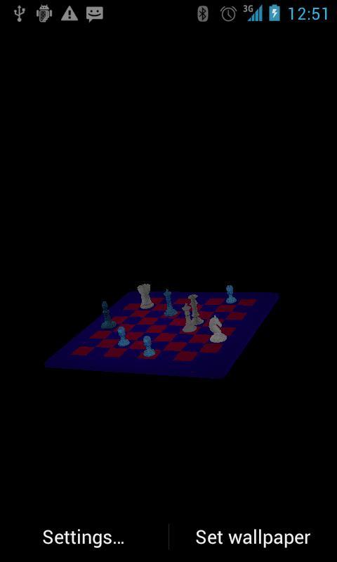 Chess 3D Live Wallpaper (Lite)截图3