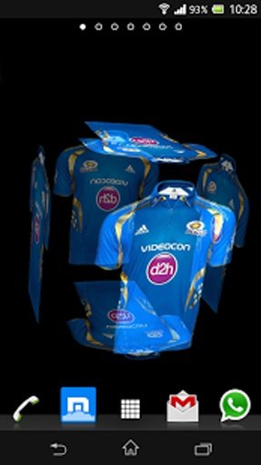 3D Mumbai Indians Wallpaper截图2