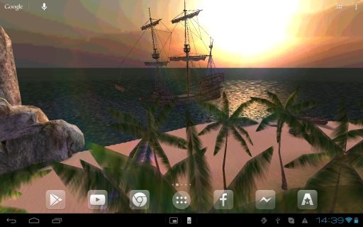 Pirate Bay Live Wallpaper Free截图3