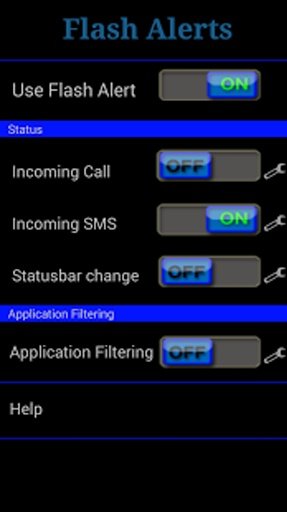 Flash on Call SMS Notification截图1