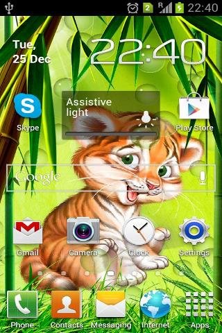 Cute Tiger Cub Live Wallpaper截图4