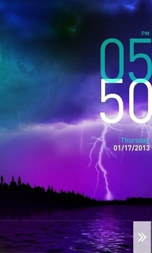 MxLock Theme Sky_Thunderstorms截图5