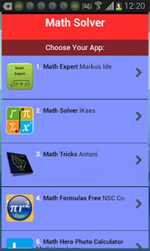 Math Solver Tools截图2