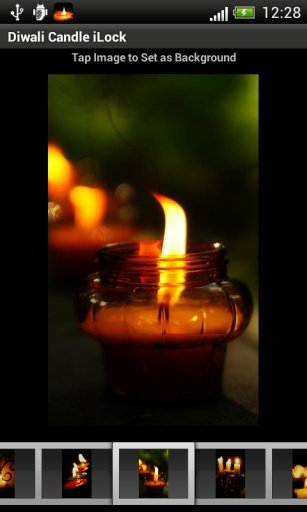 Diwali Candle iLock截图2