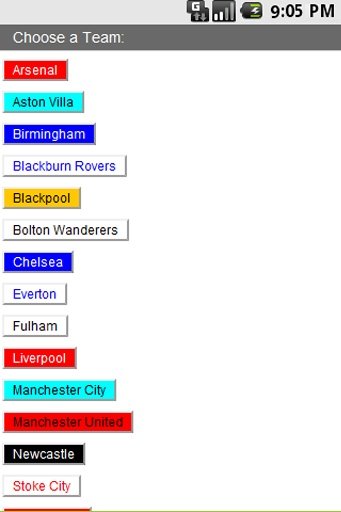 Premier League Fixtures截图2