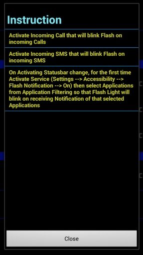 Flash on Call SMS Notification截图2