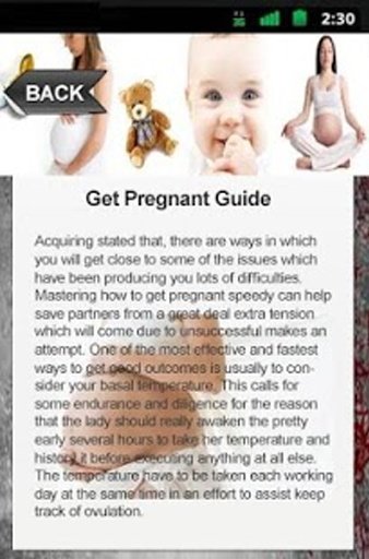 Get Pregnant Guide截图9