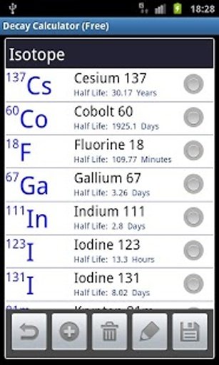 Radioactive Decay Calc (Free)截图3