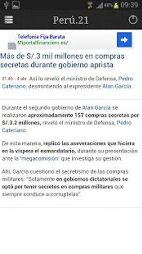 Diario Per&uacute; 21截图5