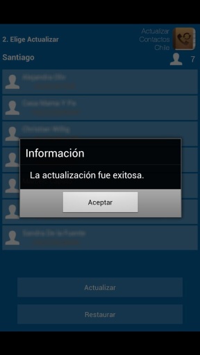 Actualizar Contactos Chile截图3