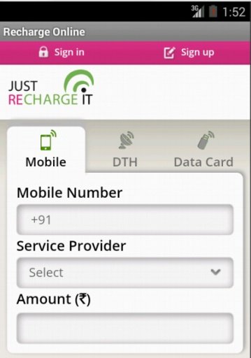 Free Recharge Online截图4