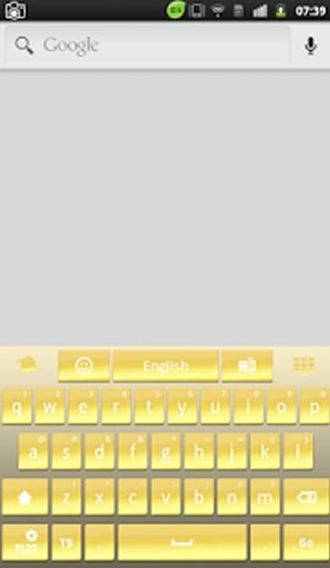 Gold Keyboard for Galaxy S截图8