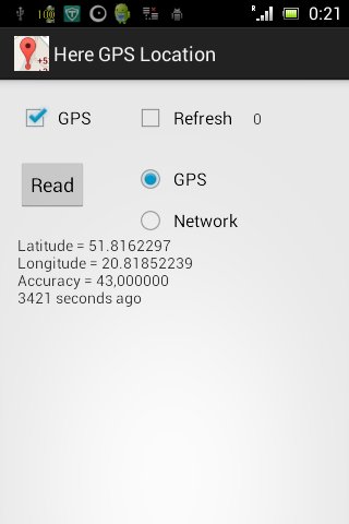 Here GPS Location截图1