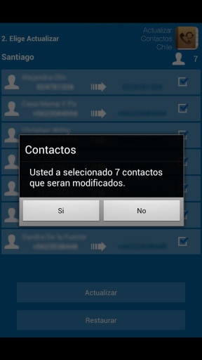 Actualizar Contactos Chile截图2