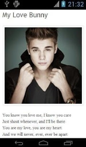 JUSTIN BIEBER SONGS LYRICS截图10