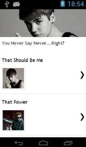 JUSTIN BIEBER SONGS LYRICS截图11