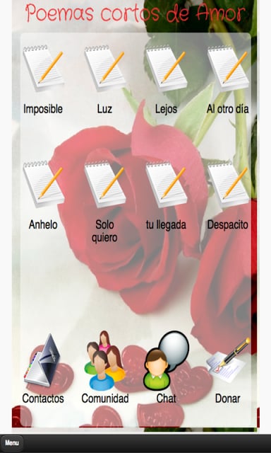 Poemas cortos de Amor截图2