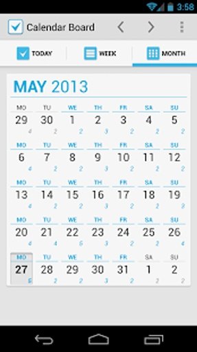 Calendar Board Free截图9