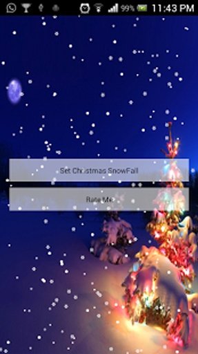 Live X-Mas Tree SnowFall截图2