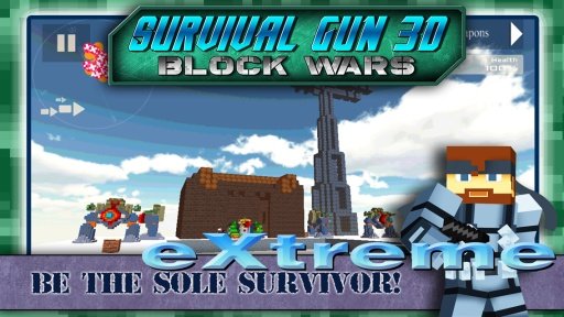 Survival Extreme Gun Block Wars截图6