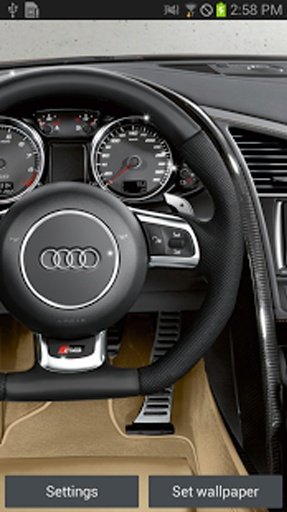 Audi R8 interior LiveWallpaper截图1