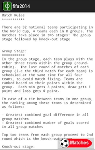 FIFA 2014 Matches and Scores截图7