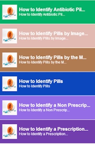 pill identity Tips截图2