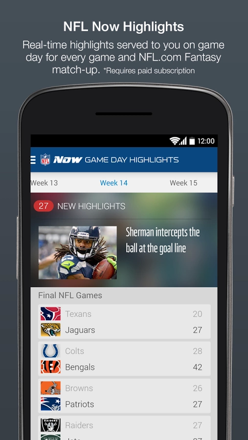 NFL Now截图9