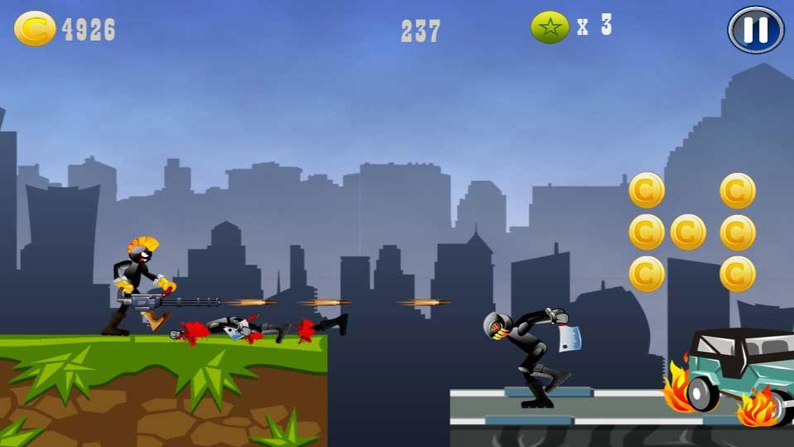 Angry Stickman Assassin Sniper截图1