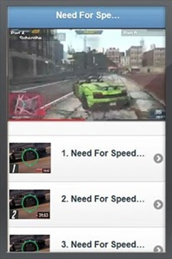 Video for Need for Speed 2012截图5