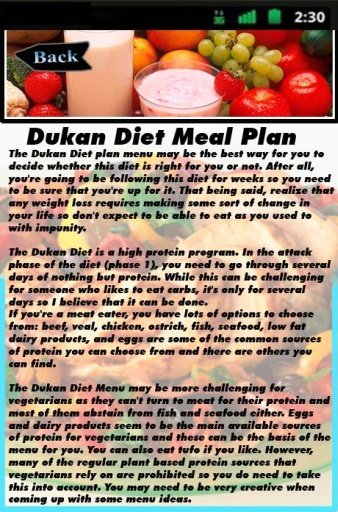 Dukan Diet Meal Plan截图5