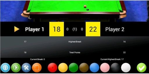 Super Snooker Scoreboard截图2