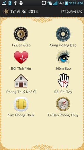 Tử vi b&oacute;i截图6