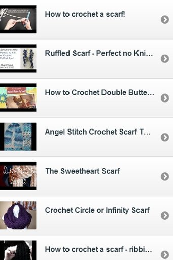 How to Crochet a Scarf Video截图1