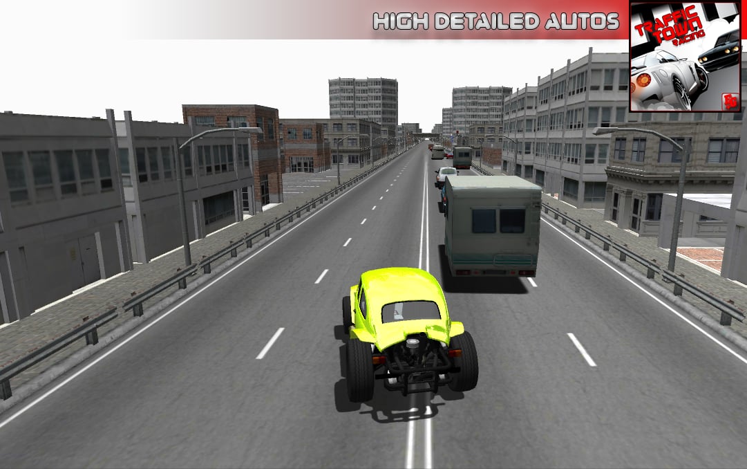 Traffic Town Runner Racing 4x4截图5