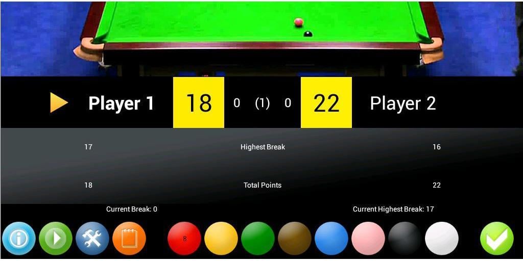 Super Snooker Scoreboard截图1