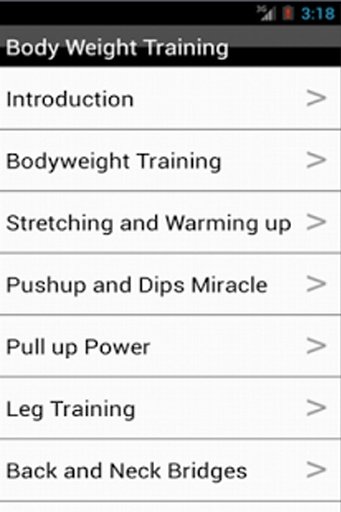 Body Weight Training (Workout)截图7