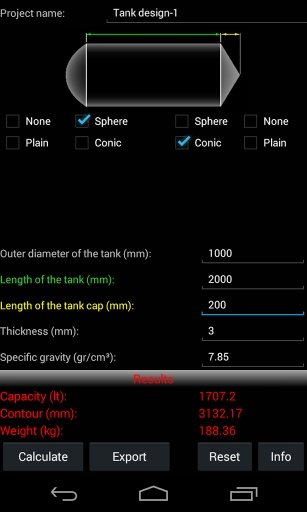 Tank Calculator Free截图5