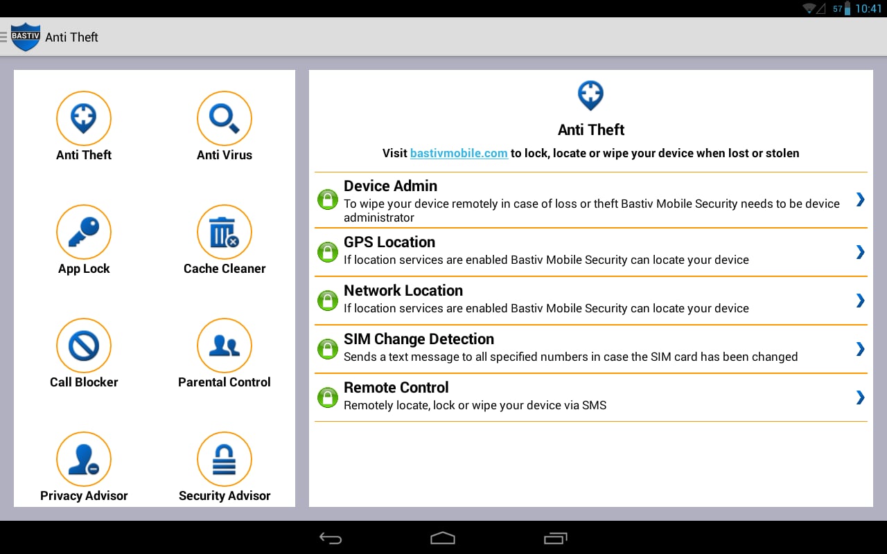 Bastiv Mobile Security截图8