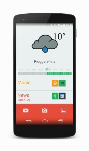 Naxos Flat UI Zooper皮肤截图6